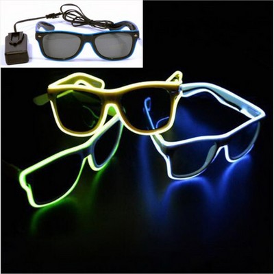 EL Wire Glow LED Sunglasses