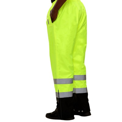 Waterproof- Breathable Reflective Safety Pant- Fluorescent Yellow-Green