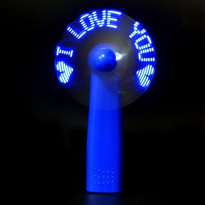 800mah Rechargeable Illuminated Handheld Mini LED Fan