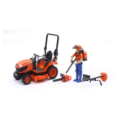 Kubota® Lawn Tractor W/ Figure & Accessories (u)