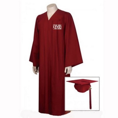 Unisex Adult Matte College & University Graduation Cap & Gown w/2022 Tassel