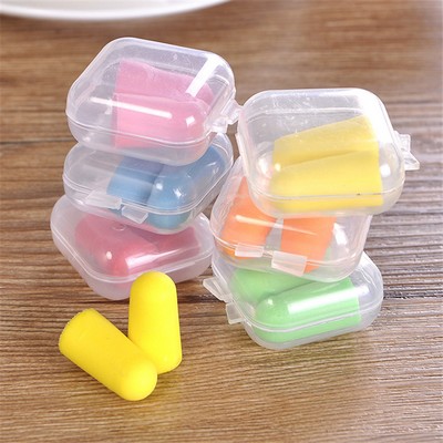 Earplugs in Square Case