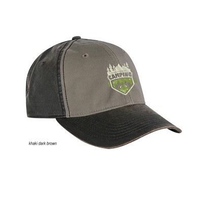 Dri Duck Field Colorblock Waxy Back Cap