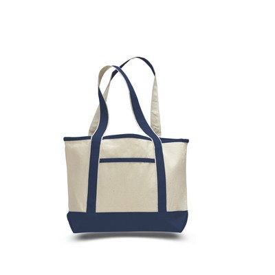 My Favorite Small Cotton Canvas Deluxe Tote