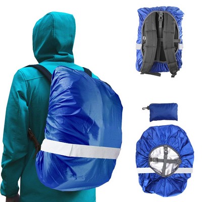 Custom Logo 20L-100L Outdoor Reflective Waterproof Backpack Rain Cover Travel Bag Cover