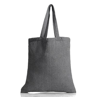 Recycled Natural Canvas Promotional Bag w/ Web Handles - Blank (15"x16")