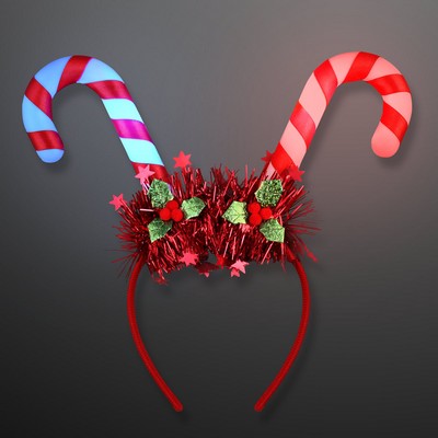 Blinky Candy Cane Headband - BLANK