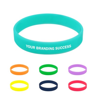 Silk screen Silicone Wristband