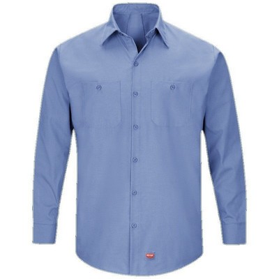 Red Kap® Men's Long Sleeve Work Shirt w/MIMIX™ - Light Blue