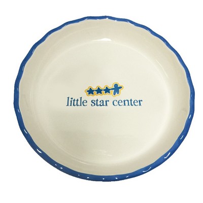 Custom Ceramic Pie Plate