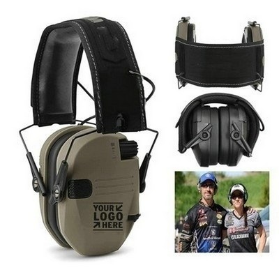 Electronic Hunting Folding Hearing Protection Earmuff