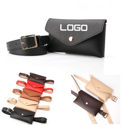 PU Leather Adjustable Fanny Pack