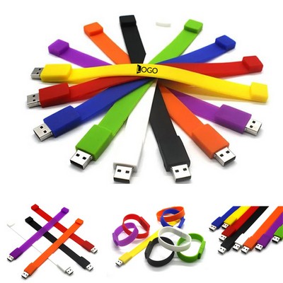 Silicone USB Drive Bracelet