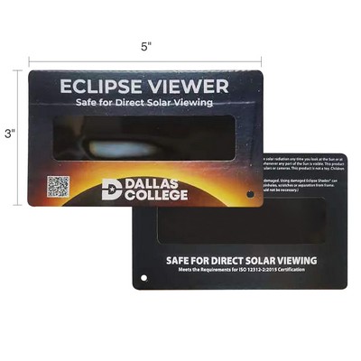 Paper Solar Eclipse Viewers