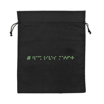 8"x 10" Duplex 100% Cotton Drawstring Bag