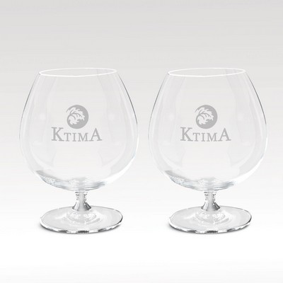 Custom Brandy Glass Set 6"