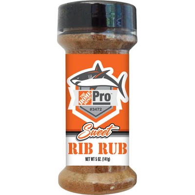 Sweet Rib Rub (half pint) w/ shaker cap