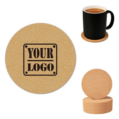 Circle Cork Coasters