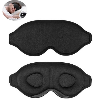 Ultimate Comfort 3D Contoured Cup Sleep Mask for Total Darkness