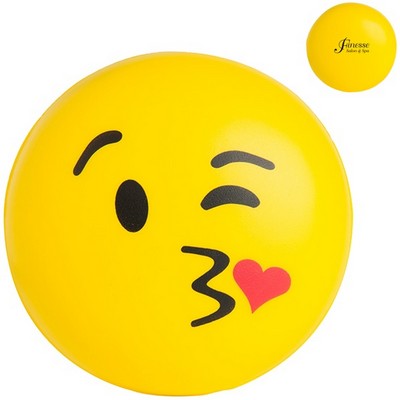 PU Kiss Emoji Stress Ball