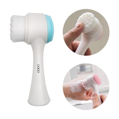 Double Sides Silicone Facial Cleaner Brush