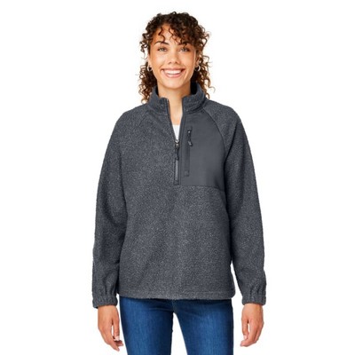 North End Ladies' Aura Sweater Fleece Quarter-Zip