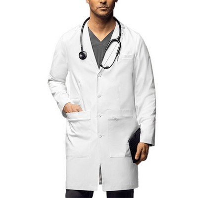 Wink™ Layers 38" Slate Men's Long Lab Coat