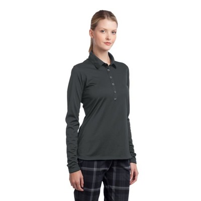 Nike Ladies Long Sleeve Dri-FIT Stretch Tech Polo.