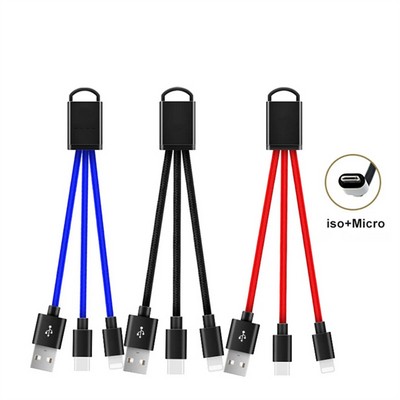 Aluminum 3-in-1 Charging Cable