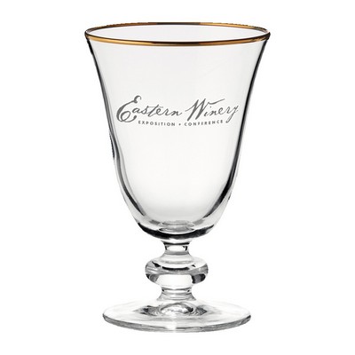 9.25oz. Gold Rimmed Goblet