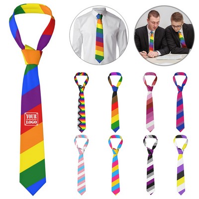 Pride Rainbow Neckties