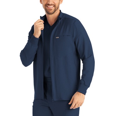 Landau - Forward - Men's 3-Pocket Mock-Neck Zip-Front Jacket