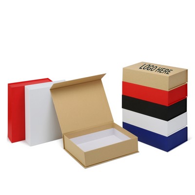 Multi Color Book Shaped Paper Rigid Gift Box