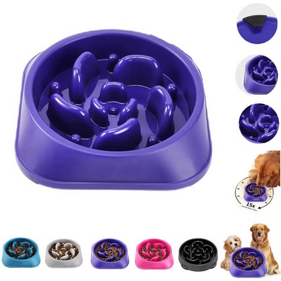 Silicone Slow Feeding Pet Bowl