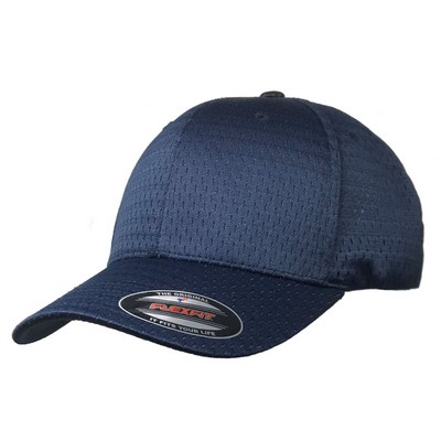 Big Size Navy Athletic ProMesh Flexfit Cap 4XL