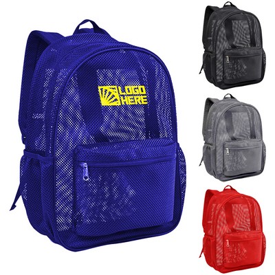 Clear Mesh Backpack