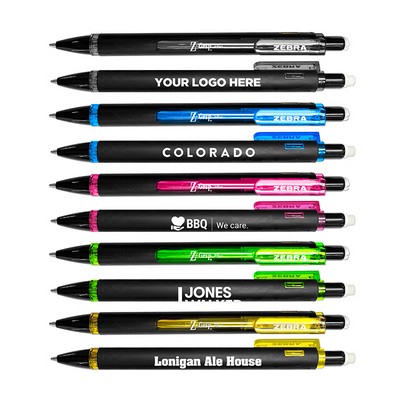 Zebra Z-Grip Plus Rubberized Mechanical Pencil with Eraser & Shake Advance Technology - Refillable