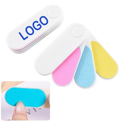 4 In 1 Pocket Mini Nail Files Buffer