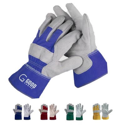 Heat Resistant Leather Welding BBQ Gloves