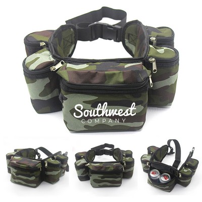 6-Pack Camouflage Beer Fanny Pack