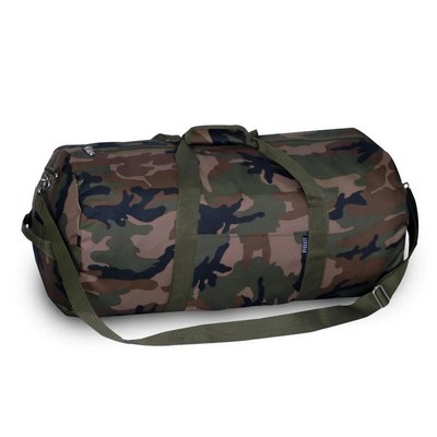 Everest 16'' Woodland Camouflage Round Duffle Bag