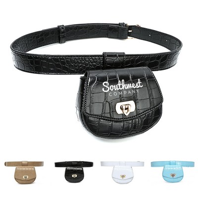 Women Pu Leather Fanny Pack