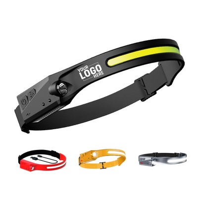 Rechargeable Led Headlamp with Motion Sensors