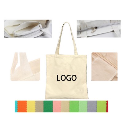 Premium Full-Color Printed Cotton Canvas Tote Bag