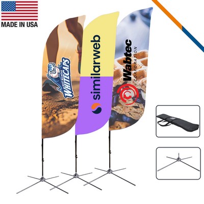 9' Mebb Double-Sided Feather Flag