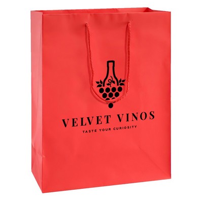 Matte Laminate Shopping Bags- 10" x 5" x 13"