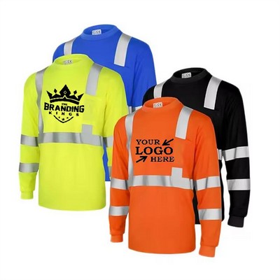 High Visibility Long Sleeve Safety Shirt