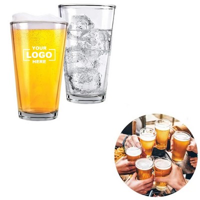 16 oz Beer Pint Glasses