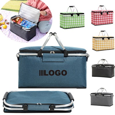 Insulated Cooler Picnic Baskets