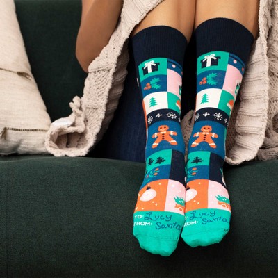 Cotton Holiday Socks - Celebrate in Cozy Comfort - American Made